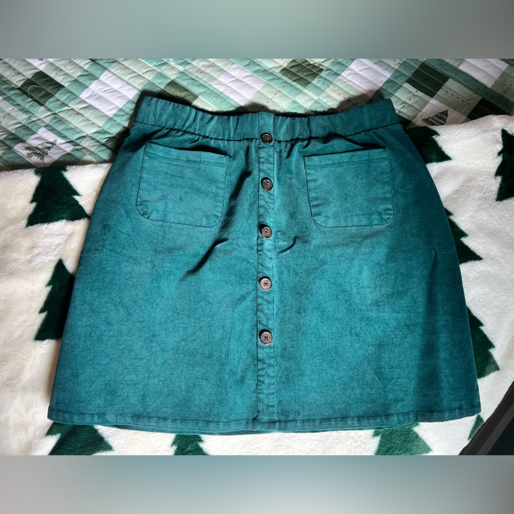 Torrid corduroy mini skirt.